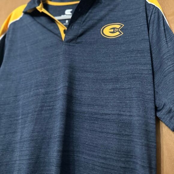 University of Wisconsin Eau Claire Blugold Men's Polo Shirt Small NWT Colosseum - Picture 6 of 6